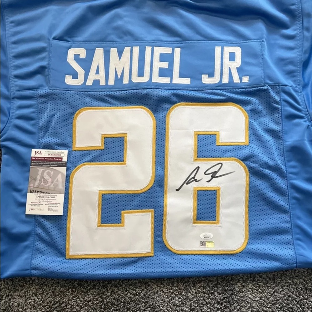 Asante Samuel Jr LA Chargers NFL Autographed SIGNED Jersey